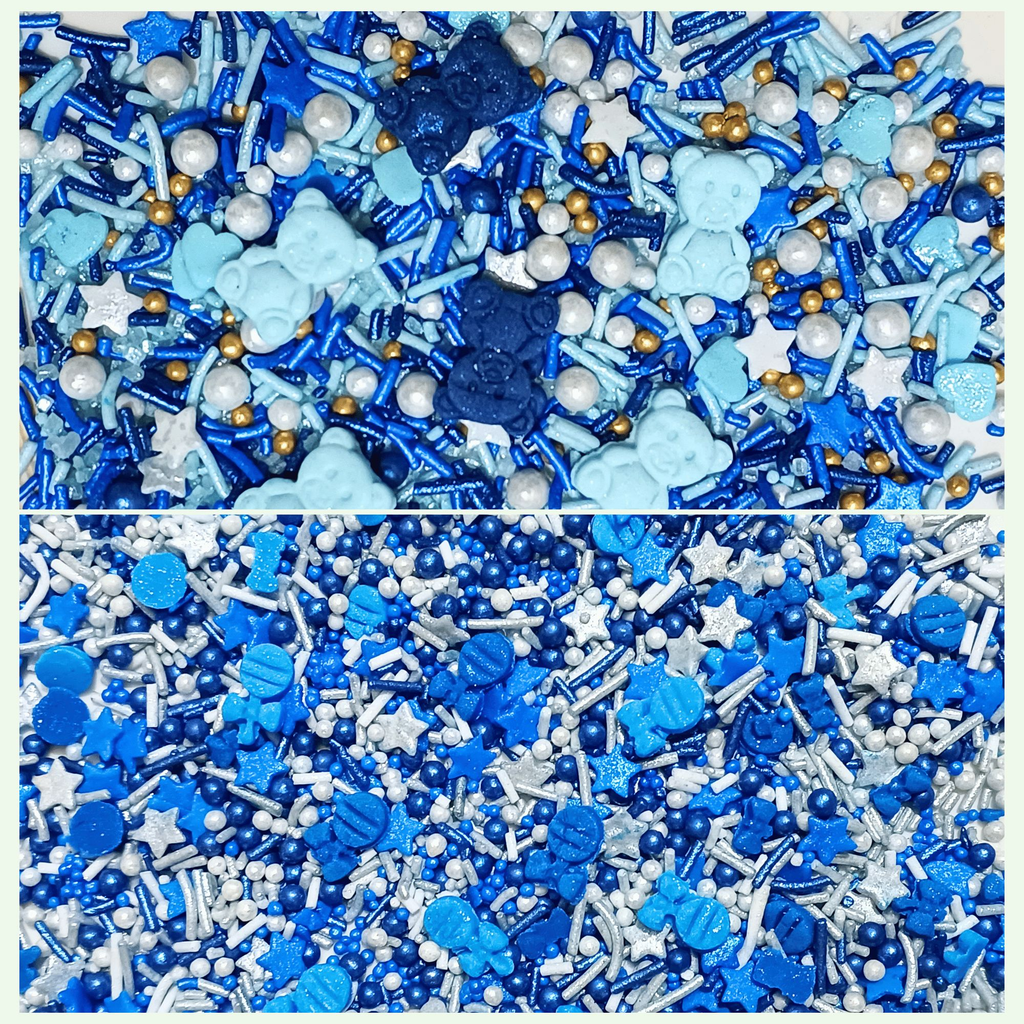 confect boys baby shower sprinkles edible sprinkles assorted pack of 5 baby shower 30