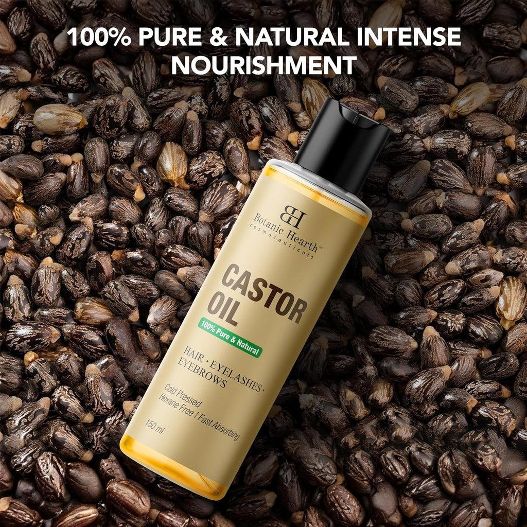 Botanic Hearth 100% Pure & Natural Cold Pressed Castor Oil
