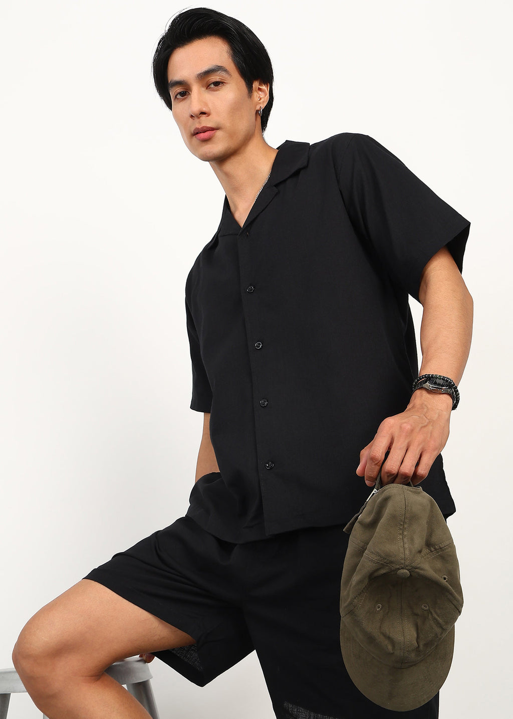 Fabmade Core Black Linen Co-Ord