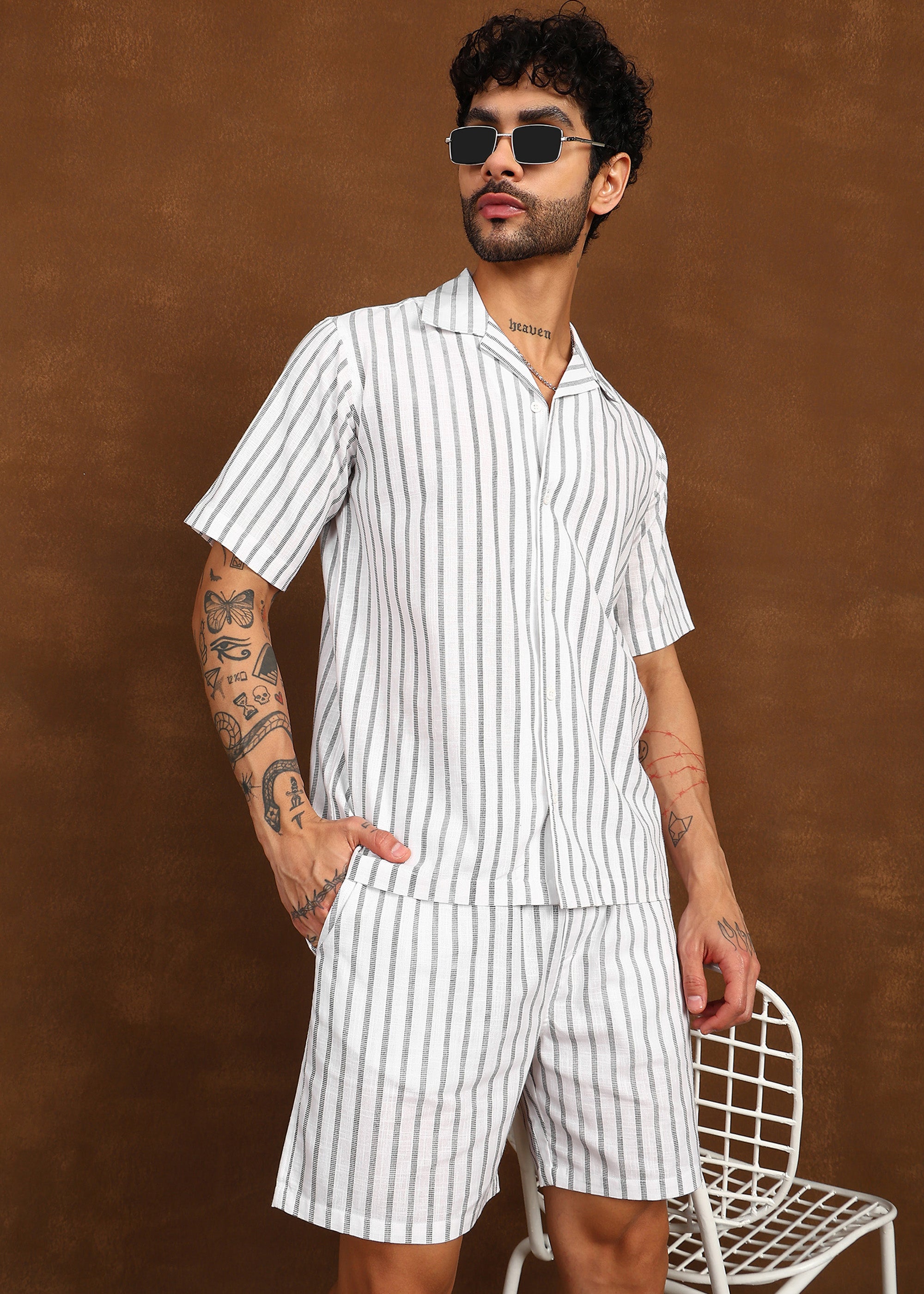 Fabmade Driftline Linen Co-Ord Set