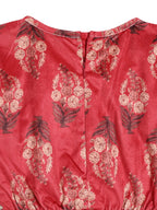Ahalyaa Girls Floral Printed Velvet Ready to Wear Kids Lehenga Choli - Distacart