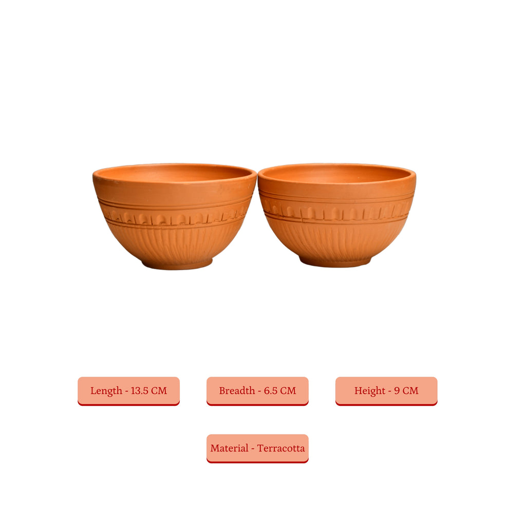 Sowpeace Handcrafted Terracotta Soup Bowl: Artful Kitchenware & Decor - Distacart