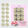 sugar roses for cake cupcake decoration ivory 120 gms