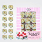 sugar roses for cake cupcake decoration ivory 120 gms