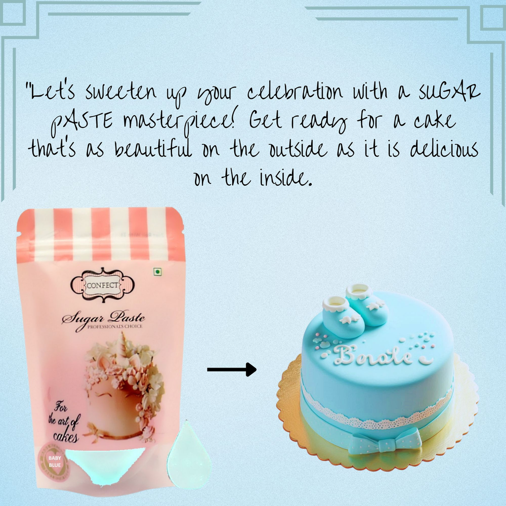 baby blue sugarpaste 250 gms