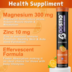 BOOSTIQ Magnesium Effervescent Tablets - Orange Flavour