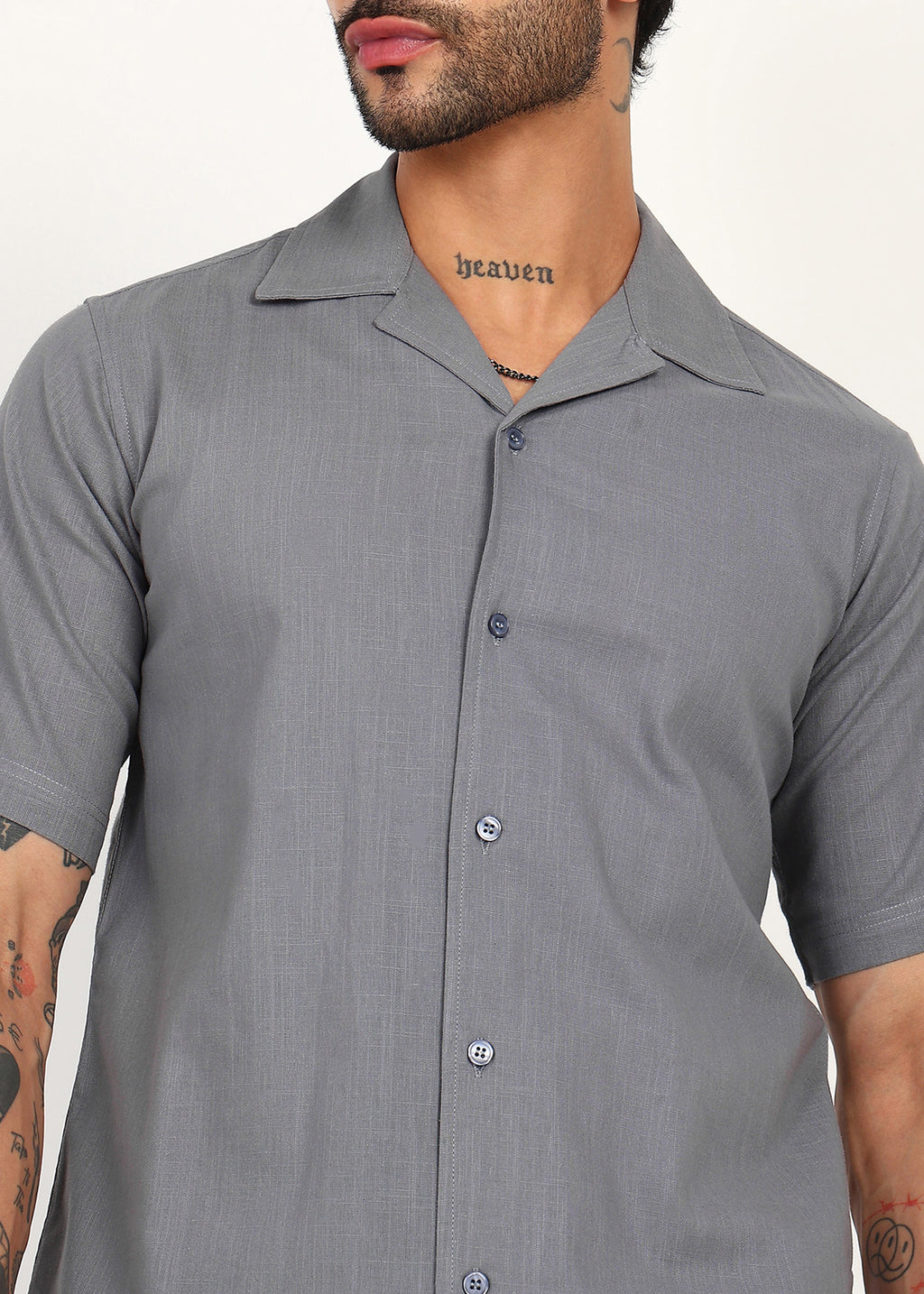Fabmade Slate Ease Linen Co-Ord Set