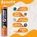 BOOSTIQ Vitamin C & Zinc Effervescent Tablets - Orange Flavour