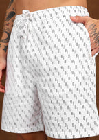 Fabmade Urban Dot Linen Shorts