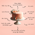 peach sugarpaste 250 gms
