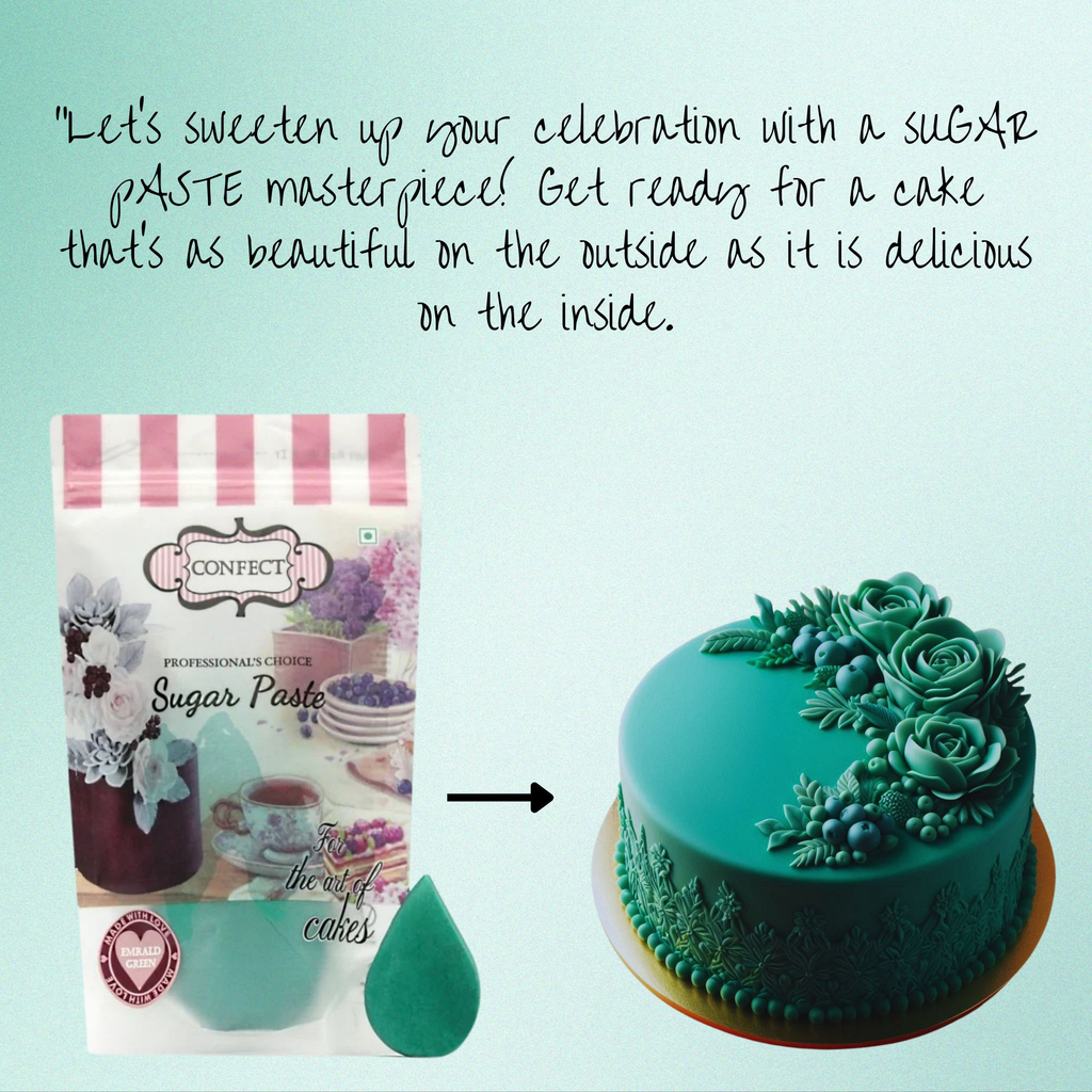confect emerald green sugarpaste br b 1 kg b