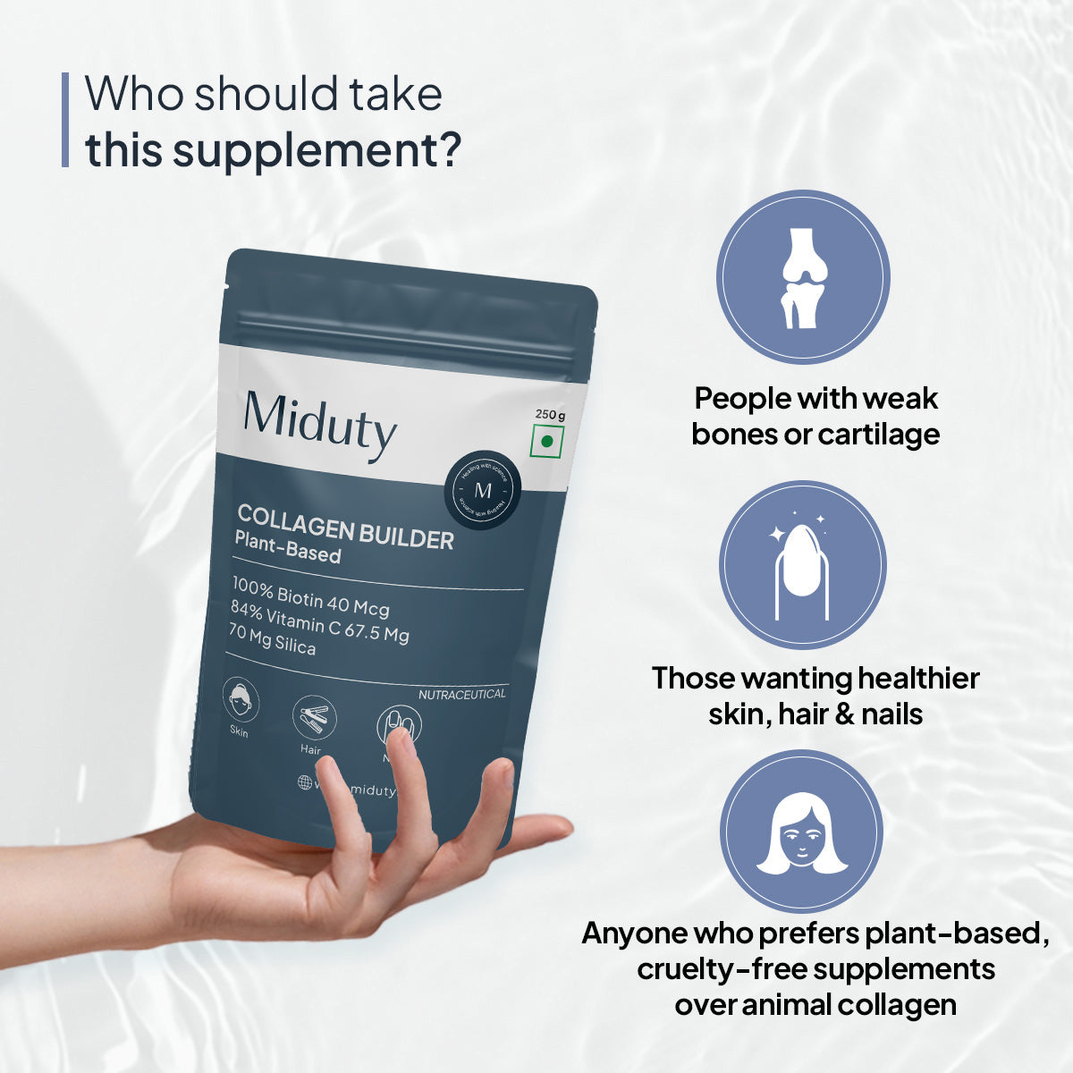 Miduty by Palak Notes Organic Plant Based Collagen