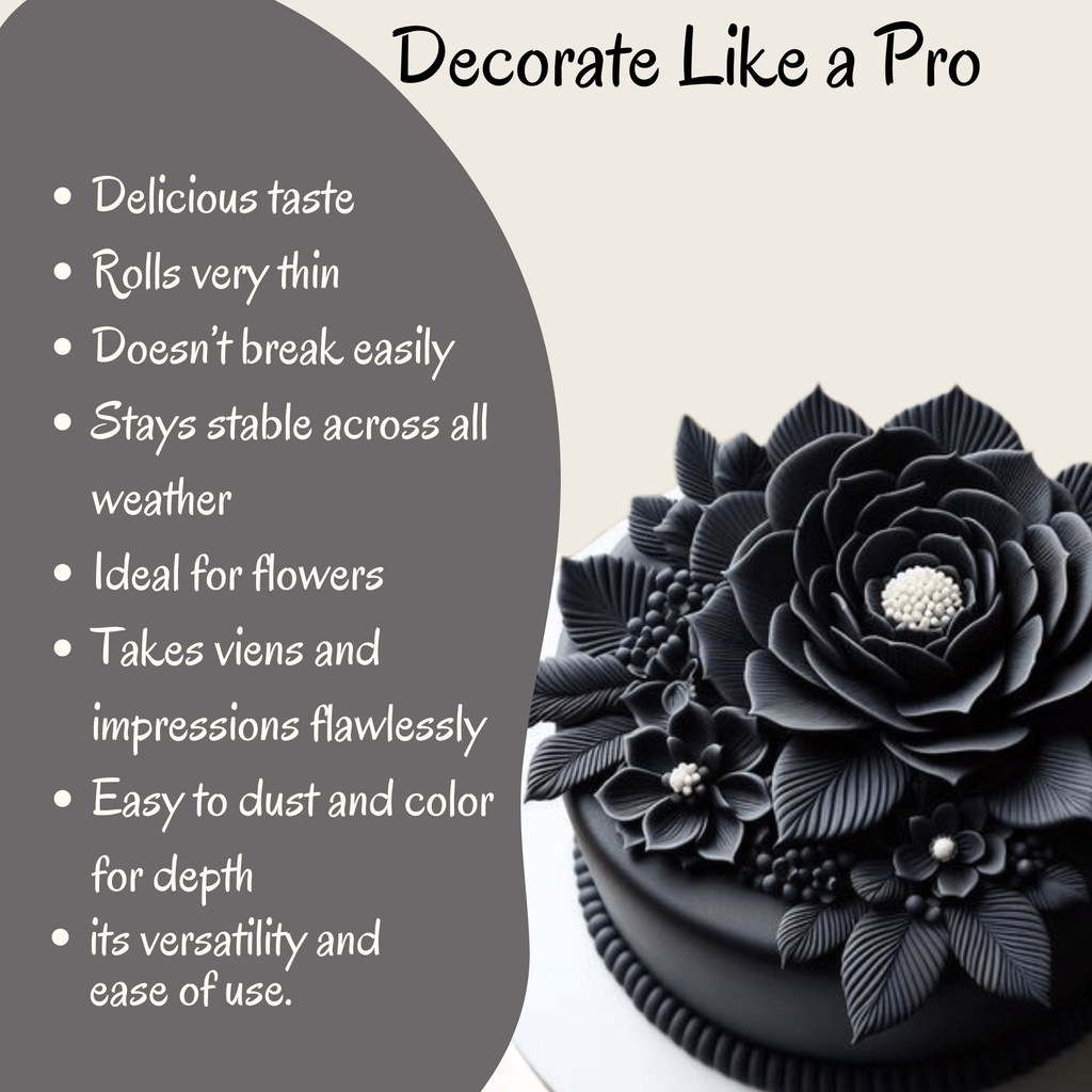 confect black gum paste br b 1 kg b