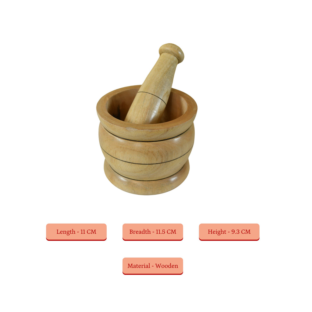 Sowpeace Premium Wooden Pestle for Precise Grinding - Distacart
