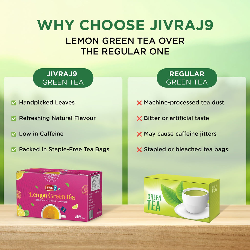 jivraj9 Tea Lemon Green Tea - Distacart
