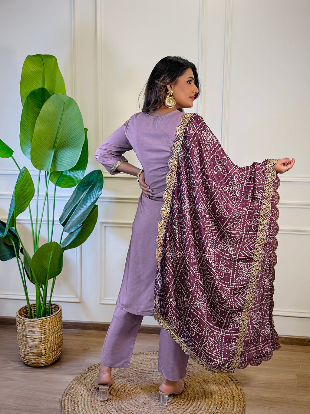 The52 Women's Gorgeous Viscose Embroidery Straight Kurta with Pant And Dupatta Set - Distacart