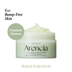 Arencia Geranium & Primrose Fresh Cloud Body & Scalp Scrub
