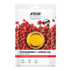 Nykaa Strawberry + Argan Oil Sheet Mask For Acne Prone Skin - Formulated In Korea - Distacart