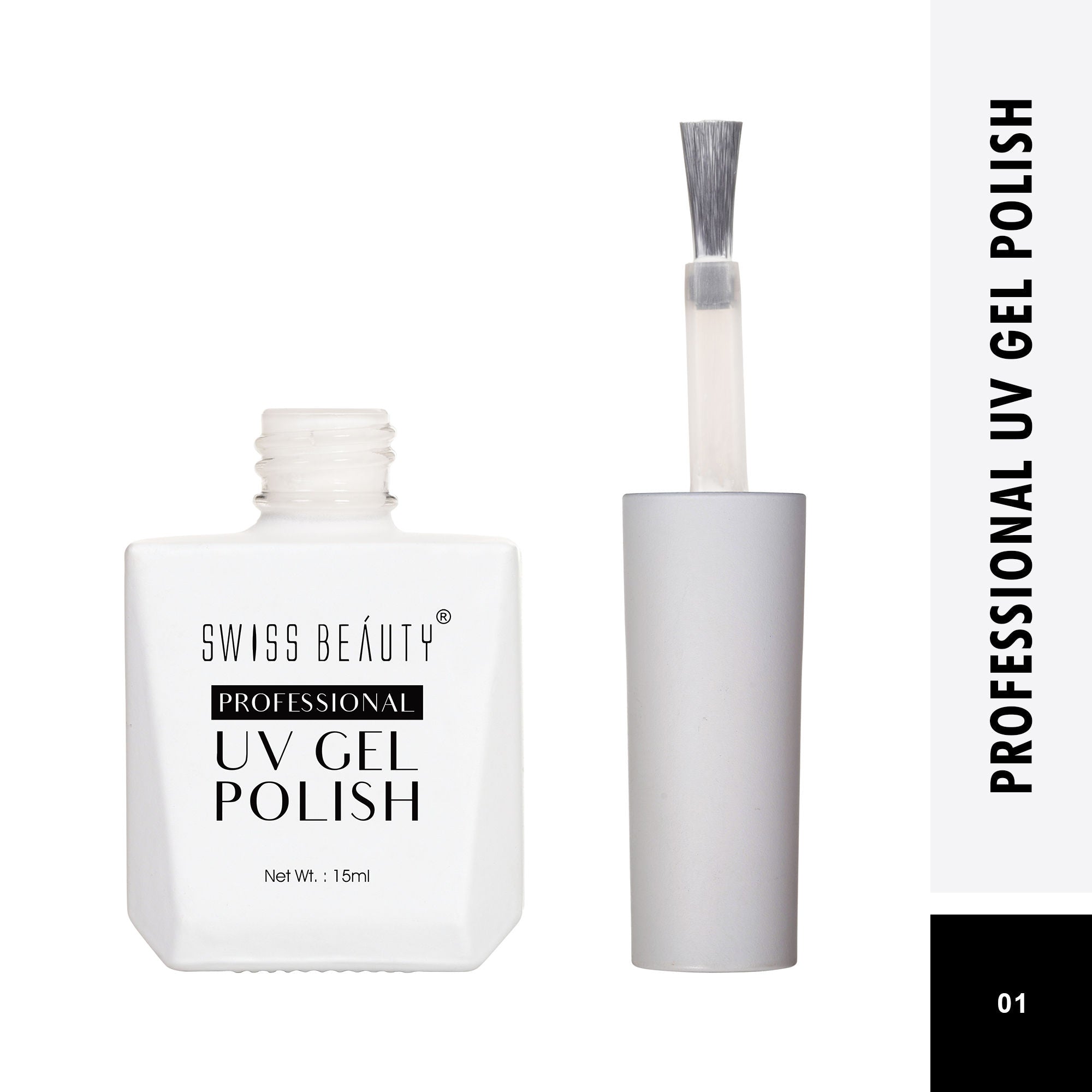 Swiss Beauty Professional UV Gel Nail Polish - Shade-01 - Distacart