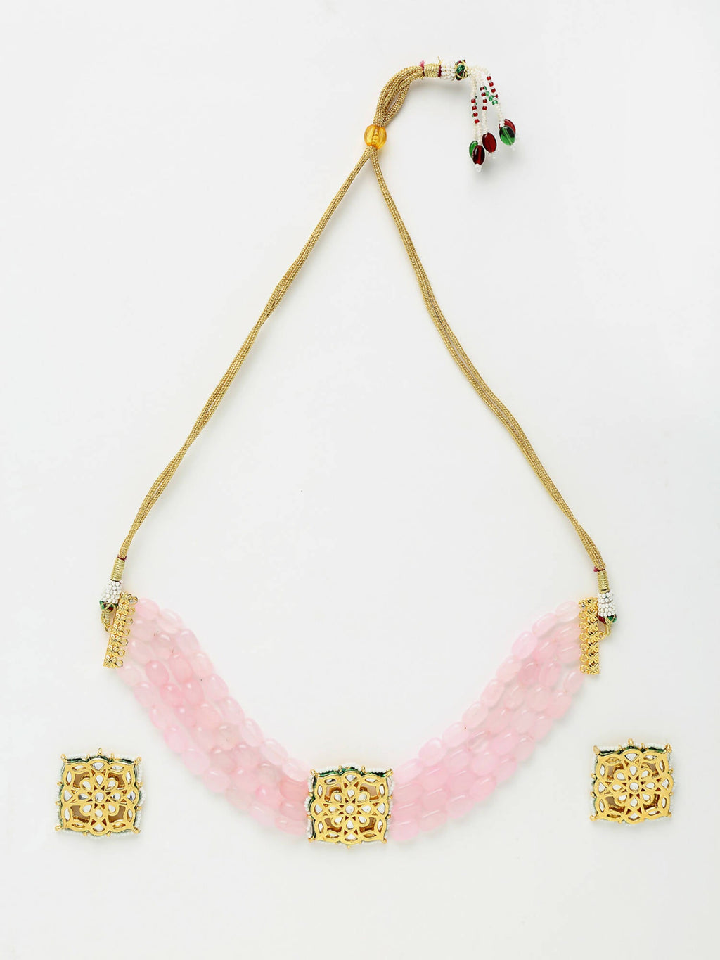 Kundan Choker With Studs - Ruby Raang - Distacart