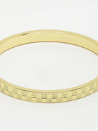 NVR Men's Gold-Plated Stainless Steel Kada Bracelet - Distacart