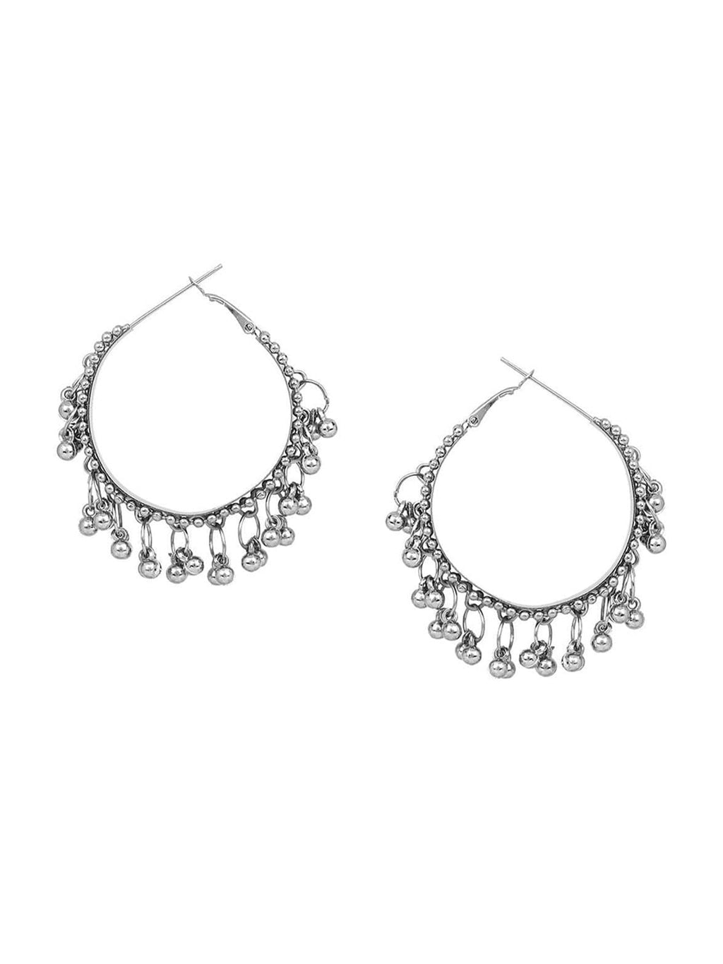 Cardinal Oxidized Silver-Toned Long Women Jewellery Set - Distacart