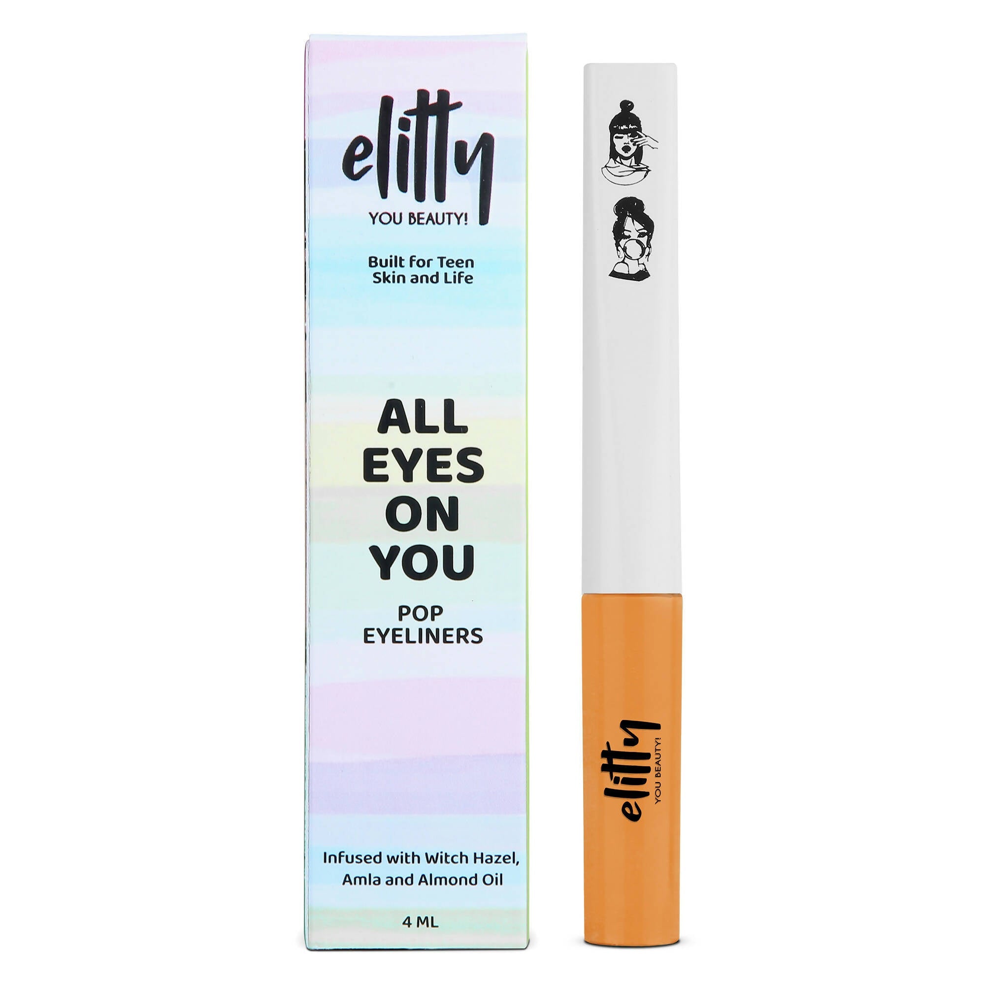 Elitty Eye Gotta Feeling - Pop Eyeliner Matte -Devil's Advocate-Orange