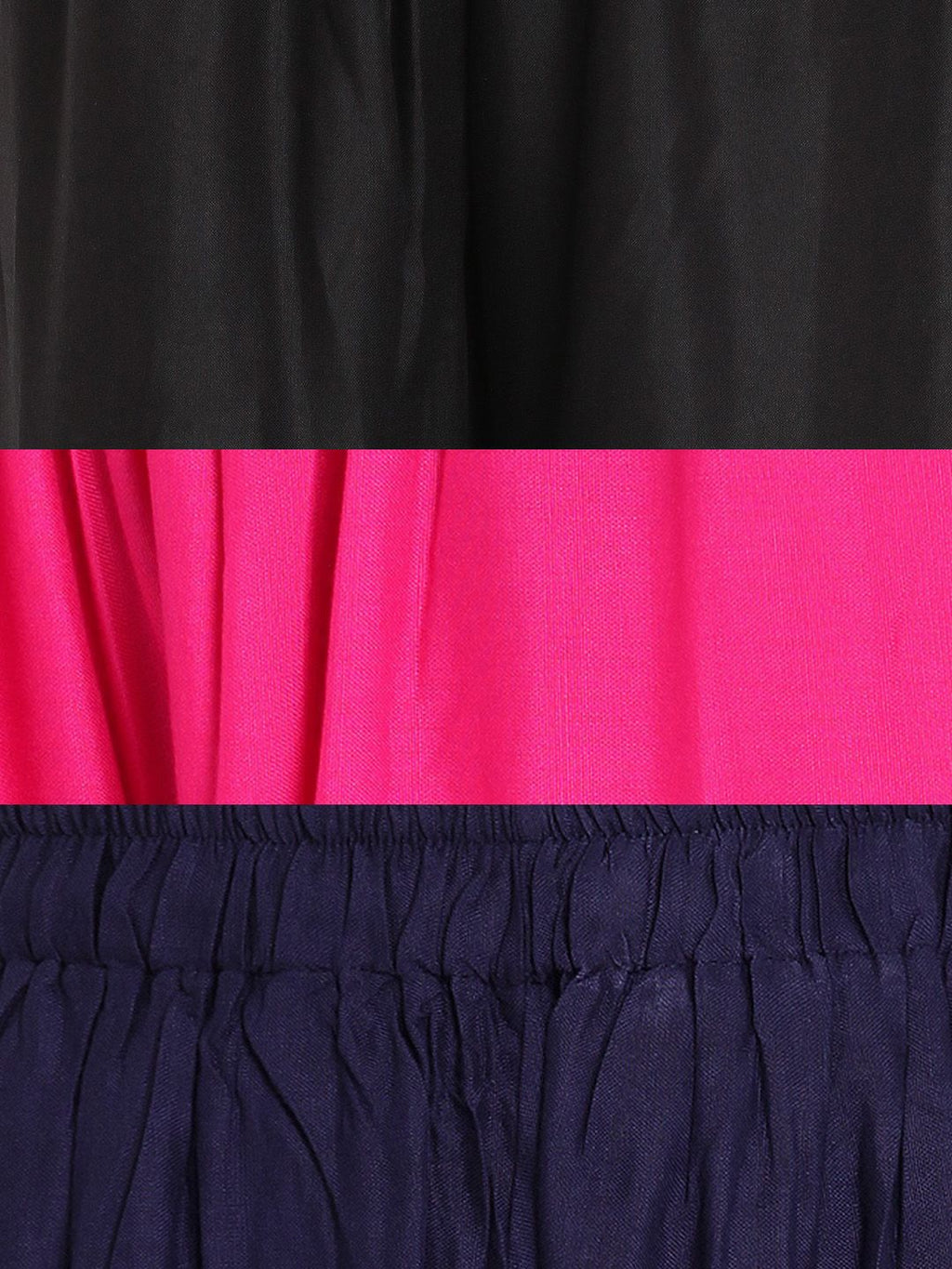 TAG 7 Women Pack Of 3 Solid Wide Leg Palazzos