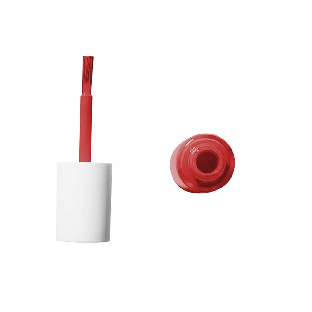 MYGLAMM LIT Nail Enamel - Rad - Crimson Red Shade (7 Ml)