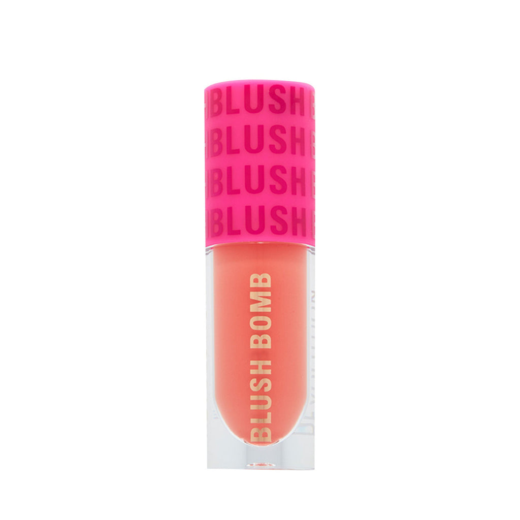 Makeup Revolution Bomb Cream Blusher-Lightweight Creamy Formula-Enriched With Vitamin E - Glam Orange - Distacart