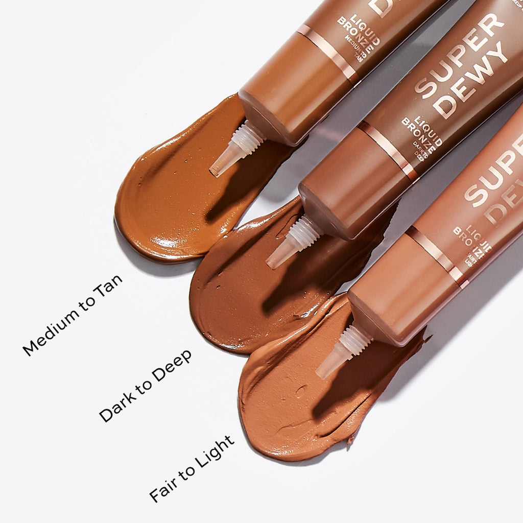 Makeup Revolution Superdewy Liquid Bronzer - Dark To Deep - Distacart