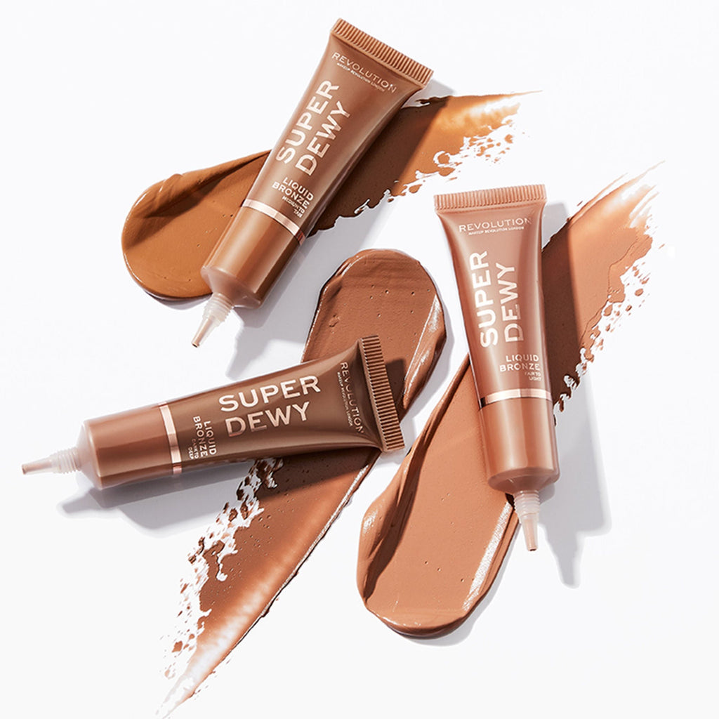 Makeup Revolution Superdewy Liquid Bronzer - Dark To Deep - Distacart
