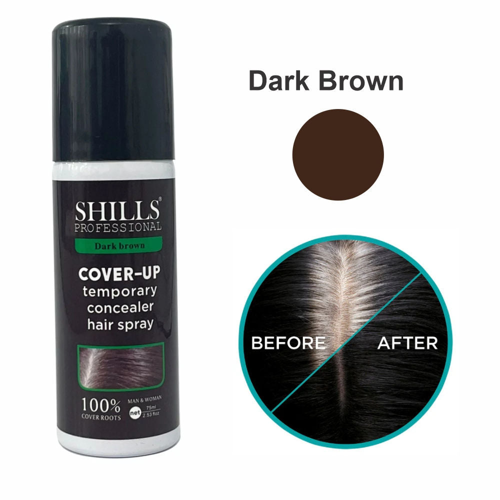 shills professional touch up hair spray brown