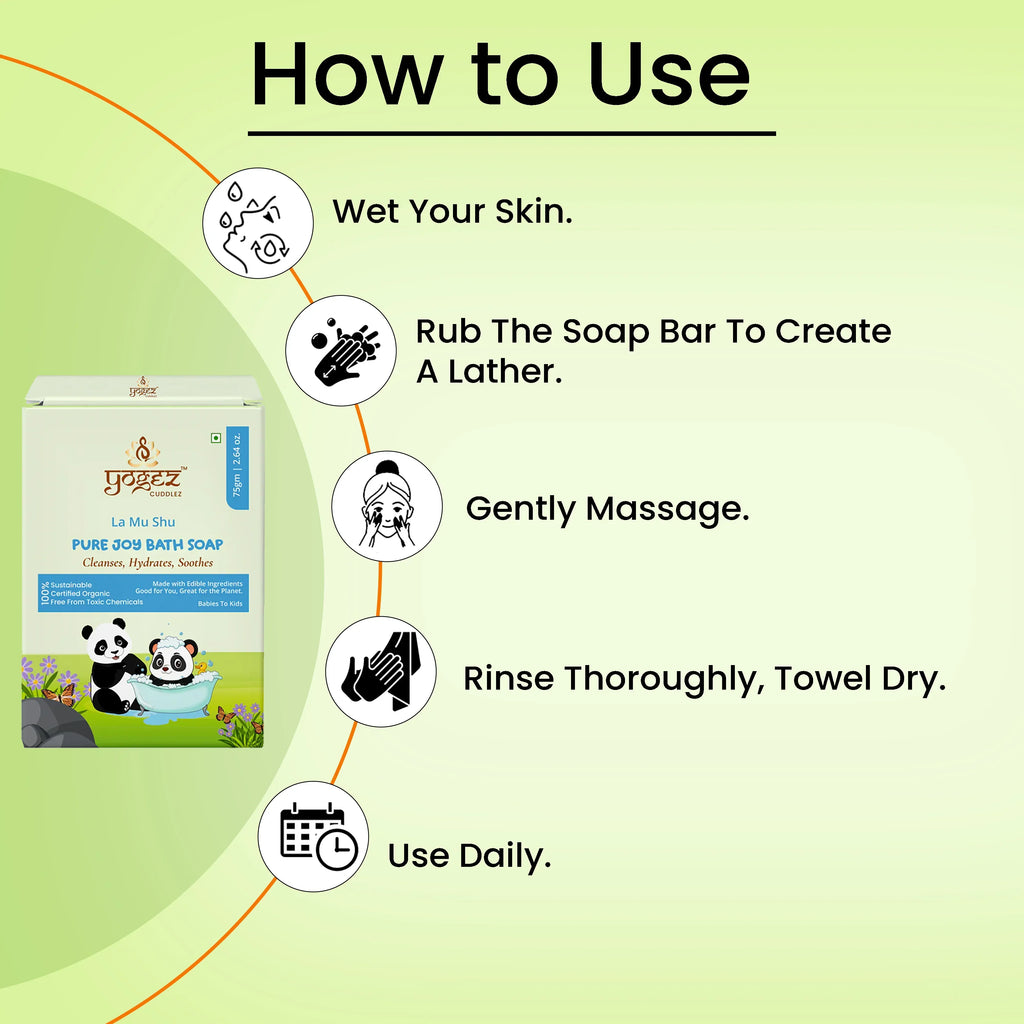 Yogez La Mu Shu Pure Joy Bath Soap - Distacart