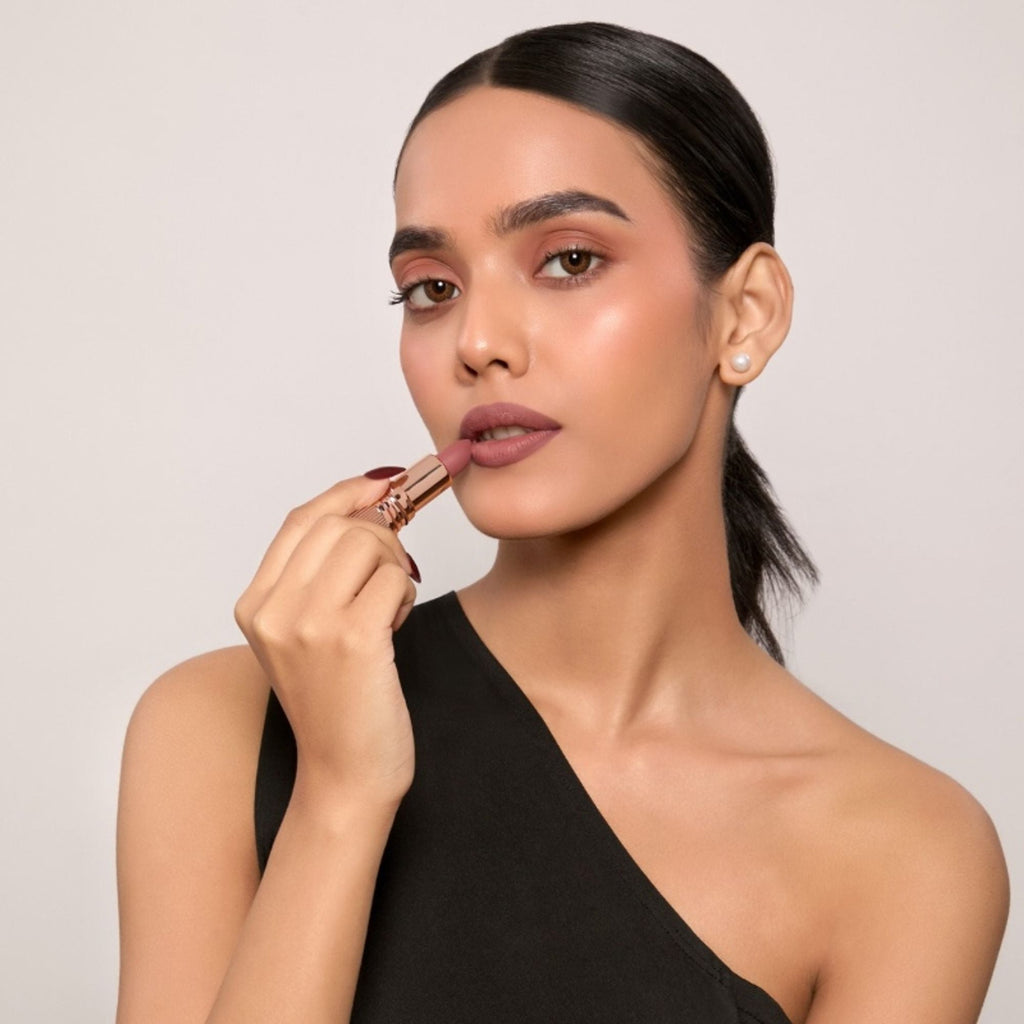 Europe Girl Silky Matte Lipstick - EG-12 Truffle