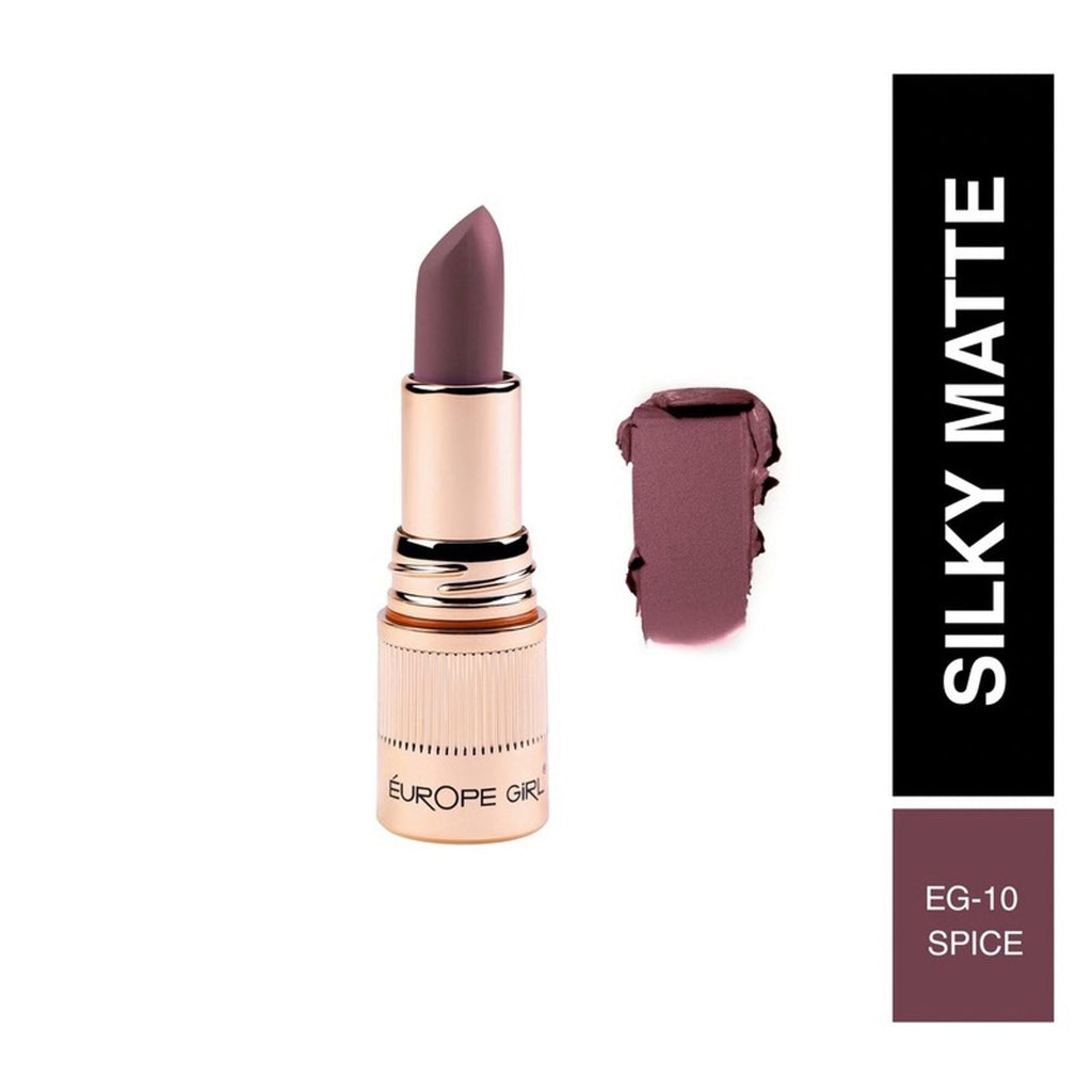 Europe Girl Silky Matte Lipstick - EG-10 Spice