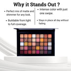 Europe Girl 40 Colour Eyeshadow Palette - Neutral Tone