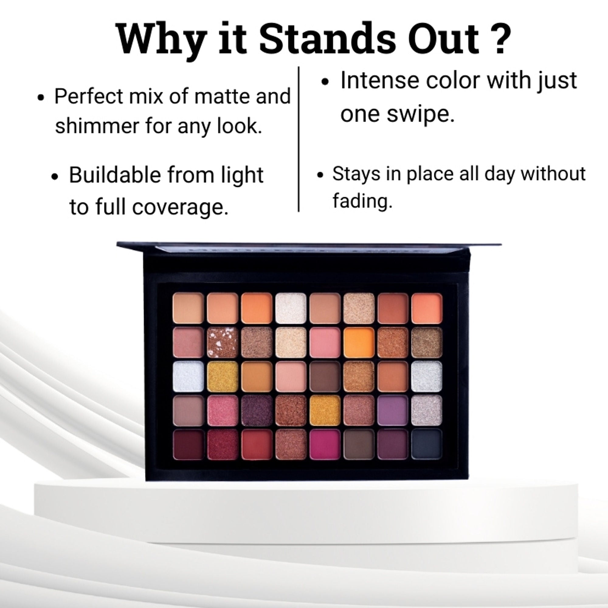 Europe Girl 40 Colour Eyeshadow Palette - Neutral Tone