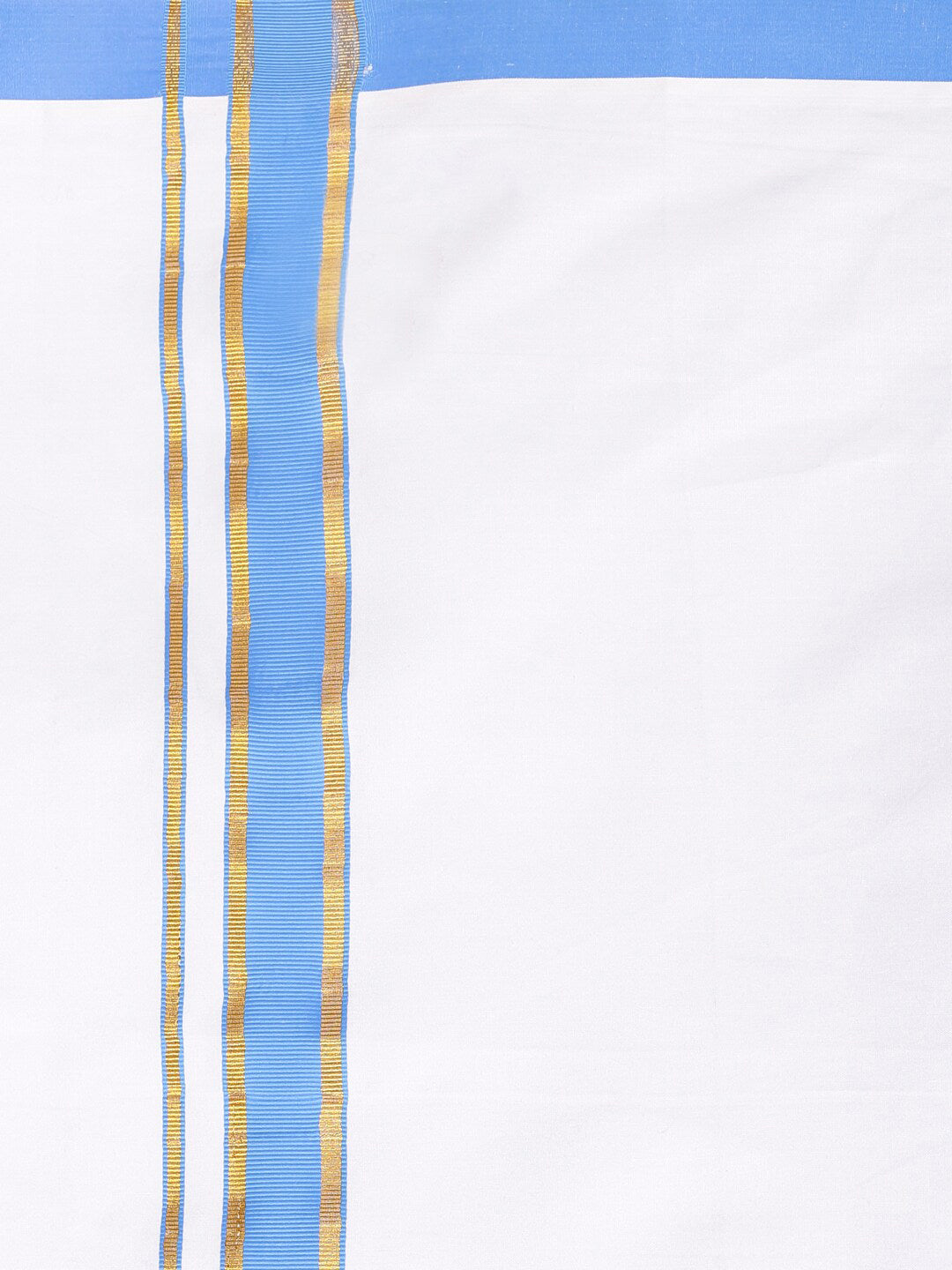 Sethukrishna Boys White Pure Cotton Shirt with Readymade Dhoti