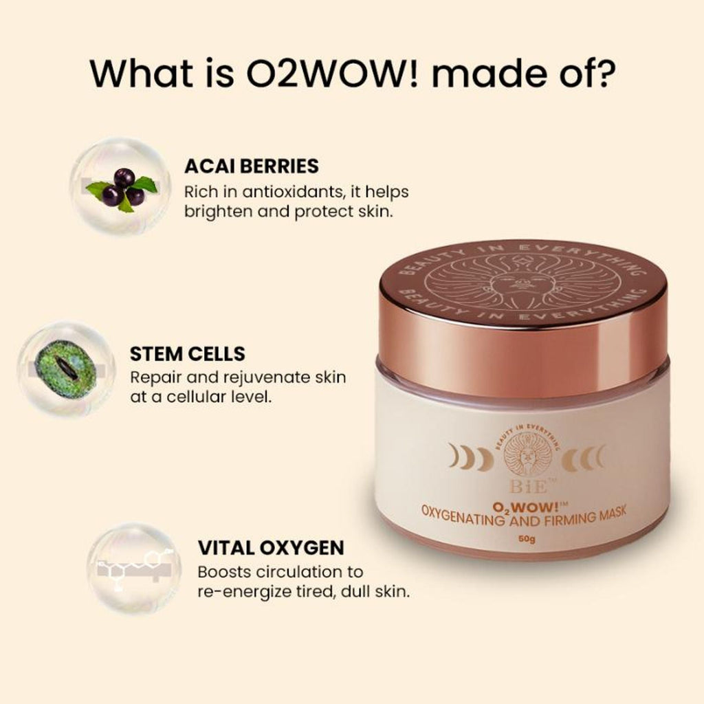 BiE O2wow!- Oxygenating & Firming Mask - Distacart