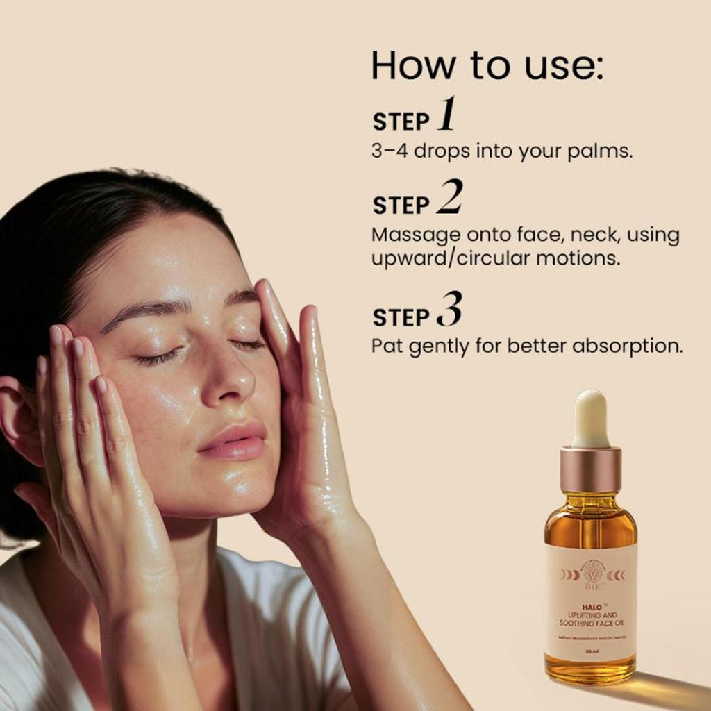 BiE Halo- Uplifting & Soothing Face Oil - Distacart