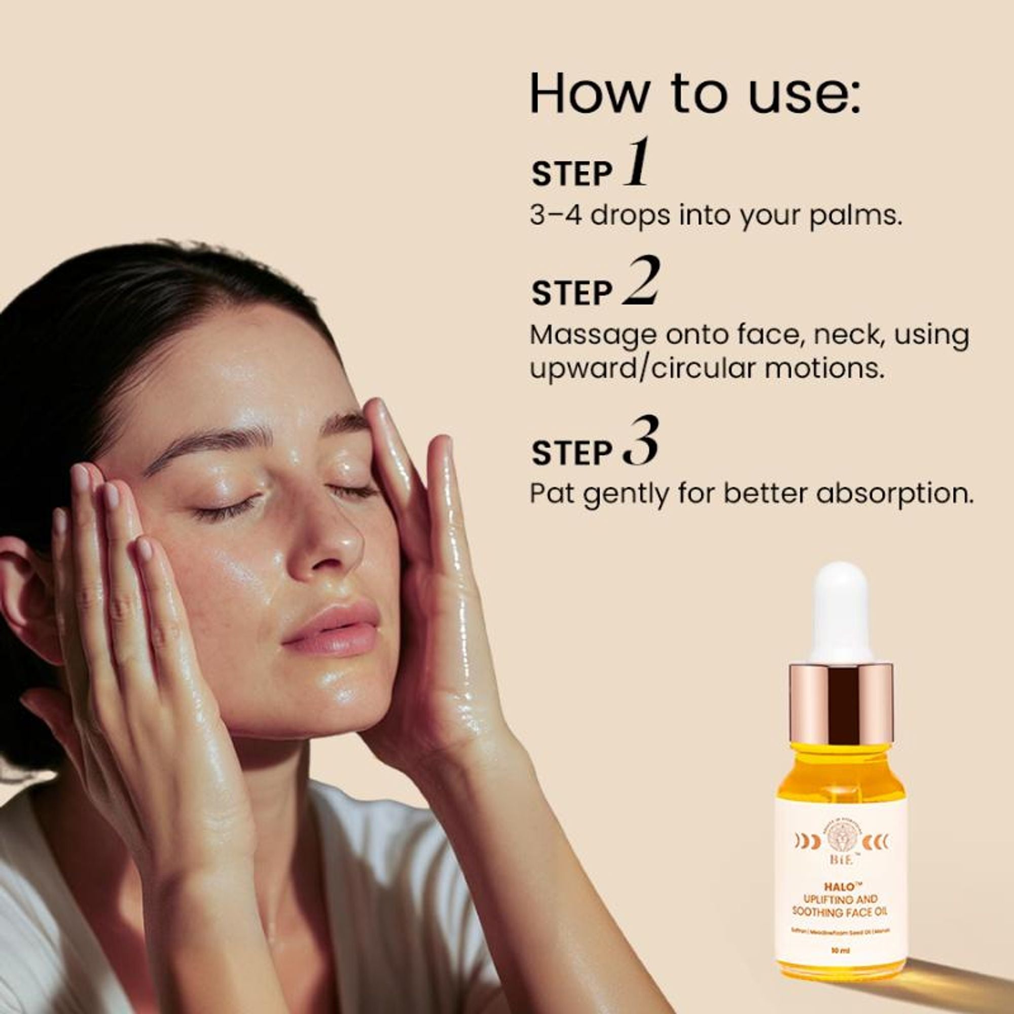 BiE Halo- Uplifting & Soothing Face Oil - Distacart