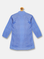Sethukrishna Boys Blue Kurti with Dhoti Pants