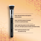 Miss Claire M3 - Foundation Blending Brush (S) - Chrome