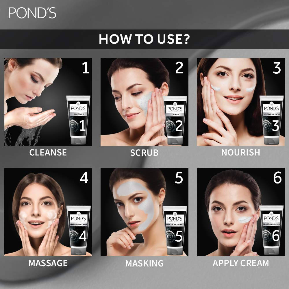 Ponds Charcoal Anti-pollution Home Facial Kit