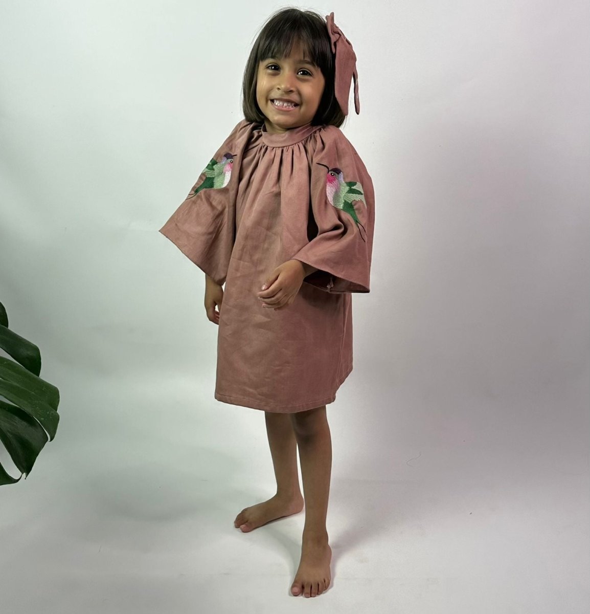 ArthLife Chestunt Brown Raglon Dress