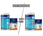 Gritzo SuperMilk Overall Growth (2-6y Boy & Girl) (Double Chocolate) with Super Gummies (Natural Orange Flavour)