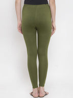 TAG 7 Women Pack Of 2 Solid Ankle-Length Leggings