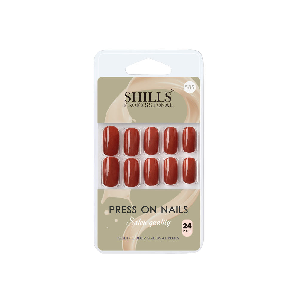 Shills Professional Reusable Press On Nails Square - SPN585