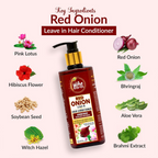 The Indie Earth Advanced Red Onion Hair Care Trio